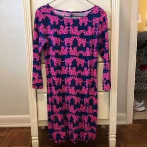 Lilly Pulitzer Pima Cotton Elephant XS Dress
